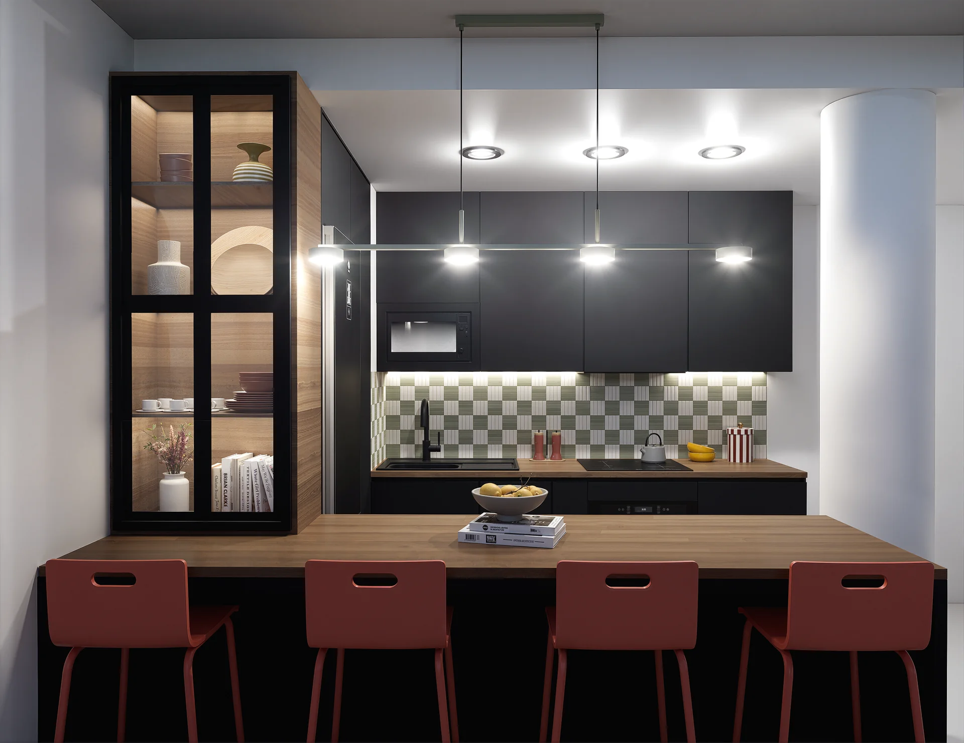 Diseño estancia individual COCINA